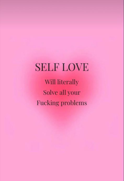 Self love > everything Self Love Pink Aesthetic, Self Obsessed Aesthetic, Self Love Aesthetics, Self Love Vibes, Self Obsessed, Widget Themes, Best Love Wallpaper, Positive Reminders, Practicing Self Love