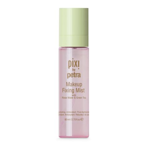 Buy PIXI Makeup Fixing Mist 80ml - luxury skincare, hair care, makeup and beauty products at LOOKFANTASTIC.com with Free Delivery. Pixi Beauty Makeup, The Ordinary Caffeine Solution, Pixi Makeup, Pixie Makeup, Setting Mist, Pixi Beauty, Teeth Whitening Strips, Makeup Spray, Face Mist