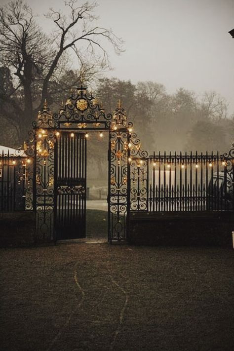 Tredegar House, The Night Circus, Happy Haunting, Night Circus, Regents Park, London Park, Entry Gates, Iron Gates, French Chateau