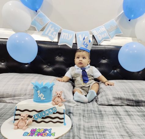 6 Months Birthday Cake Boy, 6 Month Birthday Decoration Ideas, Baby Boy Half Birthday Ideas, 1/2 Birthday Cake 6 Months Boy, 6 Month Cake Half Birthday, 6months Birthday Ideas Boy, 6 Months Birthday Decoration Ideas, 6 Month Baby Picture Ideas Boy Half Birthday, 6 Month Photo Shoot Boy