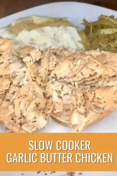 Crock Pot Garlic Butter Chicken, Garlic Butter Chicken Slow Cooker, Buttered Chicken Crockpot, Garlic Butter Chicken Crockpot, Crockpot Garlic Butter Chicken, Butter Chicken Crockpot, Slow Cooker Garlic Butter Chicken, Crock Pot Butter Chicken, Chicken Tenders Crockpot