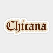 Chicana - Chicana - Sticker | TeePublic Chicana Stickers, Chicana Aesthetic, Wall Papers, Paper Cover, Shirt Ideas, Cover Photos, Sticker Design, Kitty, Wall