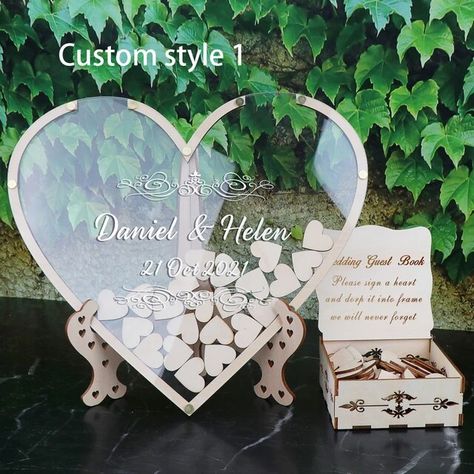 Country Wedding Guest Book, Unique Wedding Guest Book, Book Decoration, Drop Box Guest Book, Wedding Guest Book Unique, Alternative Gifts, Winter Wonderland Wedding, Drop Box, Wonderland Wedding