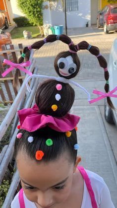 Crazy Hair For Kids, Hair Fails, Easter Hairstyles For Kids, Wacky Hair Days, Kelly Osbourne, Crazy Hair Day, Wacky Hair, Crazy Hair Day At School, Easter Hair Bow