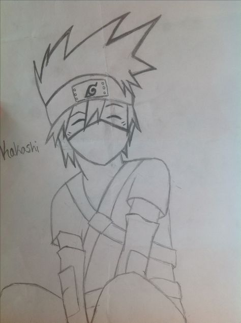 Young Kakashi, Kakashi Drawing, Kakashi Hatake Naruto, Naruto Drawings Easy, Naruto Drawing, Naruto Sketch Drawing, Drawing Tutorial Face, Pencil Sketch Images, Naruto Sketch