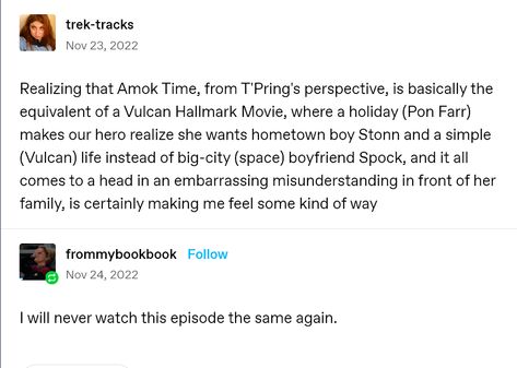 Realizing that Amok Time, from T'Pring's perspective, is basically the equivalent of a Vulcan Hallmark Movie... Vulcan Star Trek Aesthetic, Vulcan Cosplay, Star Trek Vulcan, Vulcan Star Trek, Amok Time, Fandom Star Trek, Star Trek Spock, Star Trek Funny, Hallmark Movie