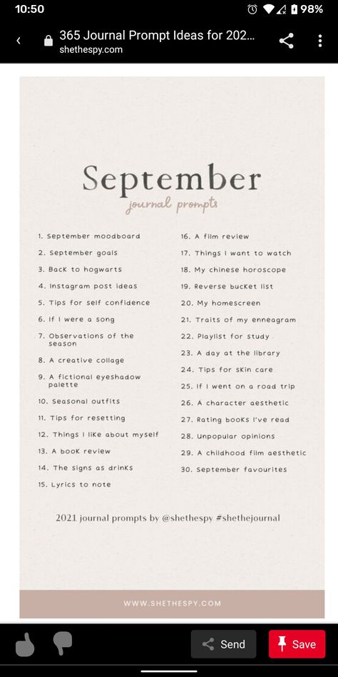 September Journal, Journal Elements, Journal Questions, Daily Journal Prompts, Morning Pages, Bulletin Journal Ideas, Journal Writing Prompts, Diy Journal, Writing Advice