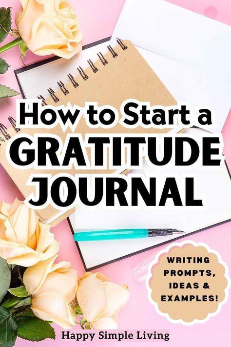 A gratitude journal on a desk with roses and a pen. Journal Examples, Prompts Ideas, Journal Questions, Reflective Practice, Gratitude Journal Prompts, Gratitude Challenge, Gratitude List, See The Good, Appreciate Life