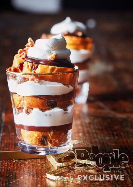 Lidia Bastianich's Chocolate & Walnut Parfaits | PEOPLE.com Lidia Bastianich Recipes, Lidia's Recipes, Brownies Cake, Chocolate Pudding Cake, Lidia Bastianich, Best Chocolate Desserts, Chilled Desserts, Italian Recipes Dessert, Trifle Dish