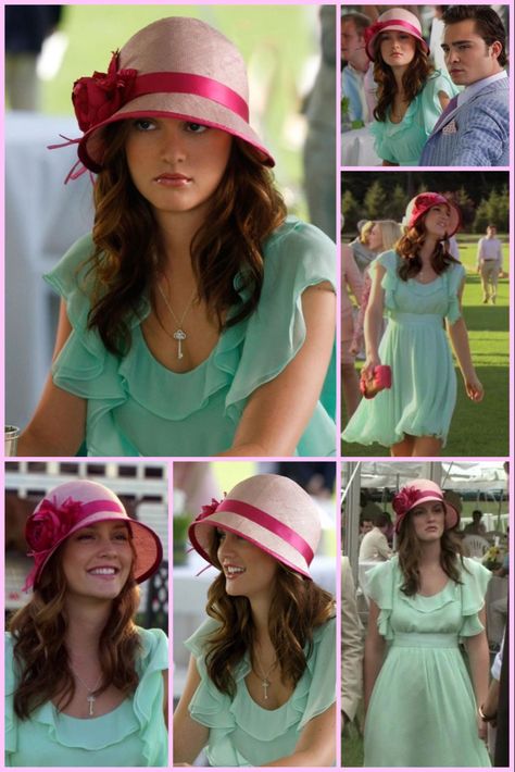 Preppy Style Summer Classic, Blair Waldorf In Paris, Blair Waldorf Summer Outfits, Blair Waldorf Summer, Waldorf Summer, Mystical Women, Blair Fashion, Estilo Blair Waldorf, Blair Waldorf Aesthetic