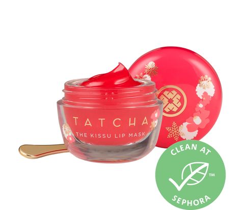 Check out this product at Sephora.com - Tatcha The Kissu Lip Mask - Red Camellia Japanese Lip Balm, Kissu Lip Mask, Hyaluronic Acid Lips, Red Camellia, Dream Makeup, Face Skin Care Routine, Porcelain Skin, Best Green Tea, Sephora Skin Care