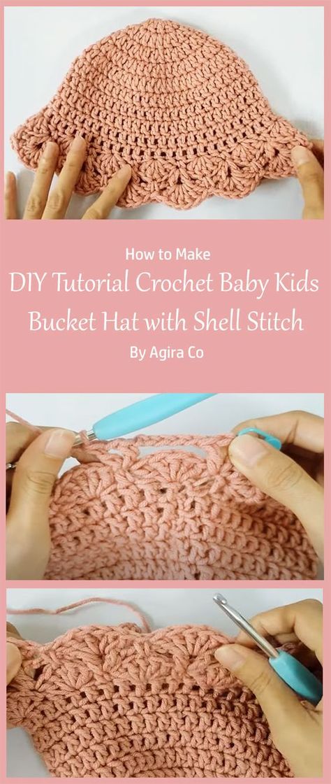 This cute bucket hat will definitely be loved by your kids and they will wear it every day in their school or anywhere they want. Let’s get started! Crochet Toddler Bucket Hat Free Pattern, Baby Bucket Hat Crochet Pattern Free, Crochet Baby Bucket Hat Free Pattern, Crochet Ideas For Babies, Baby Bucket Hat Crochet, Toddler Crochet Hat Pattern Free, Crochet Toddler Hat, Crocheted Bucket Hat, Crochet Baby Cap