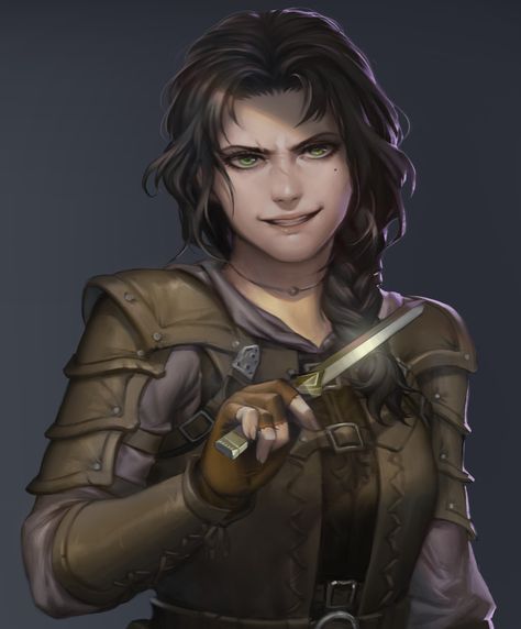 Witcher Characters, Female Rogue, Dr Faceclaims, Rogue Dnd, Rogue Character, Witcher Art, Dnd Races, D D Character Ideas, Dragon Rpg