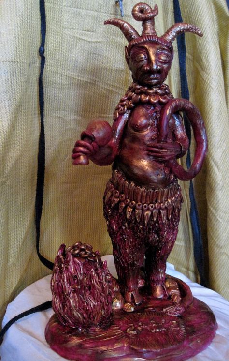 Lucifuge Rofocale Black Goat, Prince Of Darkness, St Nicolas, Dark Lord, Figure It Out, The Conjuring, Wood Carving, Buddha Statue, Witch