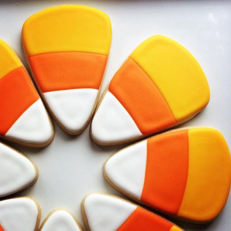 Buttercup Cookie on Instagram: “Candy corn cookies! #buttercupcookie #halloweencookies #halloween #candycorn #candycorncookies” Candy Corn Cookies Decorated, Candy Corn Decorated Cookies, Candy Corn Shortbread Cookies, Candy Corn Cookies Royal Icing, Candy Corn Cookie, Corn Cookies, Candy Corn Cookies, Halloween Cookies, Candy Corn