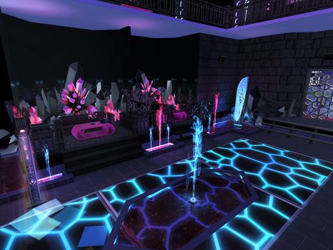 Sims 4 Nightclub, Nightclub Ideas, The Sims 4 Lots, Club Lighting, Sims 5, Sims 4 Expansions, Tumblr Sims 4, Sims Ideas, Los Sims