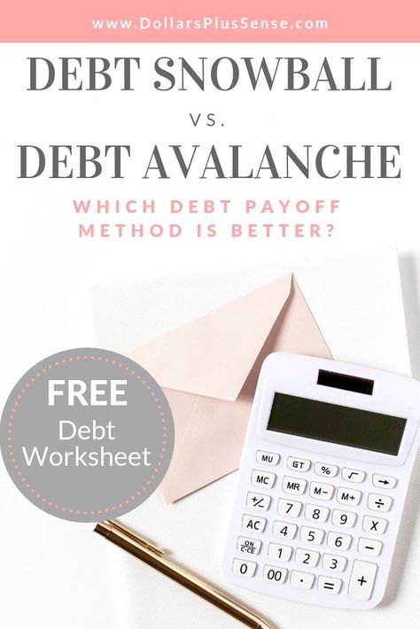 Learn how to use the debt snowball method. Get out of debt or pay off credit cards with this FREE Debt Worksheet. In this article I will explain how to use the debt snowball vs. debt avalanche method. Budget Tips | Frugal Living | Saving Money | Personal Finance | Debt Snowball Printable | #DaveRamsey Avalanche Debt Payoff Worksheet, Credit Card Payoff Plan, Small Business Credit Cards, Debt Snowball Calculator, Credit Card Debt Payoff, Debt Avalanche, Loan Payoff, Improve Credit, Balance Transfer Credit Cards