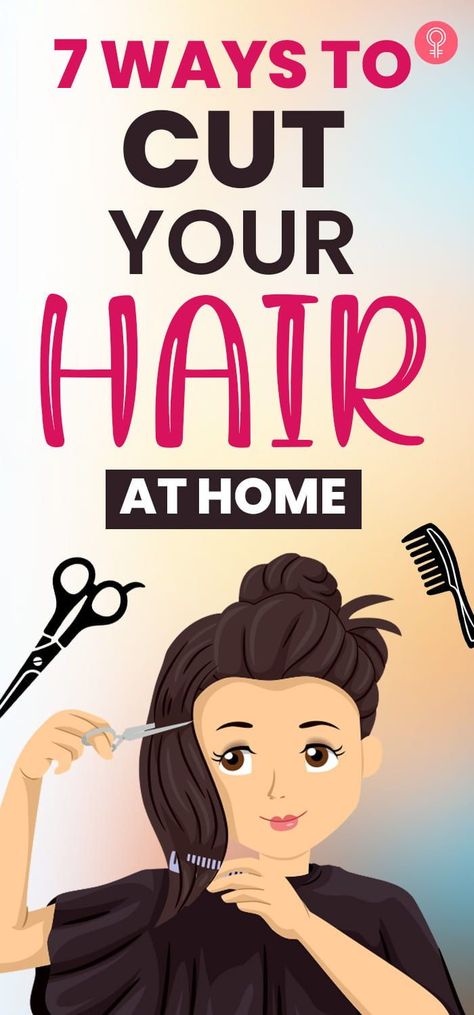 7 Ways To Cut Your Hair At Home: Now is not a time to experiment wildly with your scissors as many of us need to take video call meetings for work. However, if you and your partner require a basic trim, we’ve got you covered. #haircut #hairtrim #hairstyle #hairstyleideas Trim Hair At Home Diy, Cut You Own Hair At Home, How To Layer A Bob Haircut, Haircuts You Can Do Yourself, Diy Short Wavy Haircut, How To Trim The Back Of Your Own Hair, Trim My Own Hair Diy, Trim Layers At Home, Trim My Hair At Home