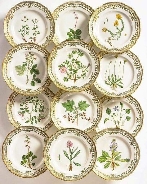 France Project, Crockery Set, Porcelain Design, Dish Display, Flora Danica, Dessert Aux Fruits, Tablescape Ideas, Pretty China, Beautiful China