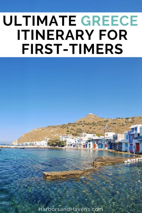 Travel Greek Islands, Greece Travel Itenary, Best Of Greece, Greece Itinerary 4 Days, How To Plan A Trip To Greece, 2 Week Greece Itinerary, Greece And Turkey Itinerary, Where To Go In Greece, Greece Trip Itinerary