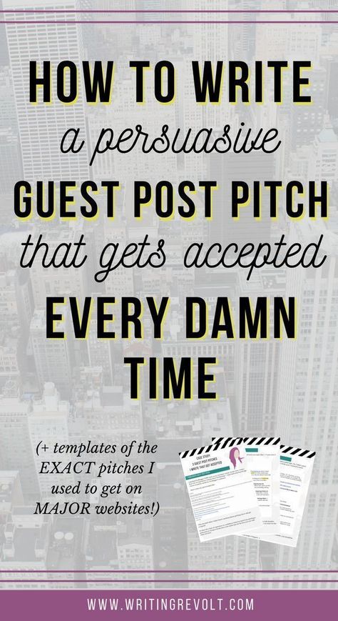 To write a guest blog post, you NEED to create a badass pitch. This post shows you EXACTLY how + pitch templates that landed me on MAJOR sites. Check it out! :) Make Money Writing, Freelance Writing Jobs, Guest Blogging, Writing Jobs, Work Inspiration, Freelance Writing, Blog Marketing, Guest Posting, Guest Post