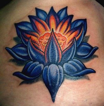 blue lotus tattoo Yellow Flower Tattoos, Pink Lotus Tattoo, Blue Lotus Tattoo, Lotus Flower Tattoo Design, Lotus Tattoo Design, Polynesian Tattoos, Blue Lotus Flower, Geometric Tattoos, Blue Tattoo