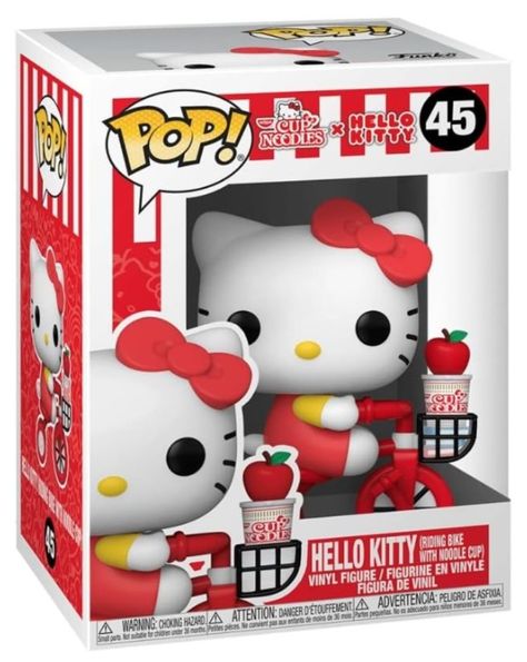 #bobblehead #funko #funkopop #funkopops #funkofamily #funkocollector #hellokitty #sanrio #hellokittylover #hellokittylovers #cute #hellokittystuff #hellokittyaddict #pink #hellokittycollection #kitty #hellokittycollector #hellokittyfan #hellokittymania #cupnoodles #noodles #instantnoodles #nissin #ramen #kitkat #japan #food Nissin Top Ramen and Hello Kitty have crossed paths creating the delicious and adorable crossover collection of Pop! figures. Hello Kitty Pop, Игрушки Funko Pop, Funko Pop Dolls, Funk Pop, Funko Pop Toys, Funko Pop Collection, Pop Dolls, Pop Toys, Hello Kitty My Melody