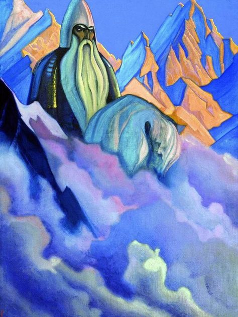 Nicholas Roerich: The Man Who Painted Shangri-La Nicholas Roerich, Invisible Cities, Trippy Wallpaper, Goddess Art, Shangri La, Visionary Art, Art Appreciation, Art Inspiration Painting, Fantasy Artwork