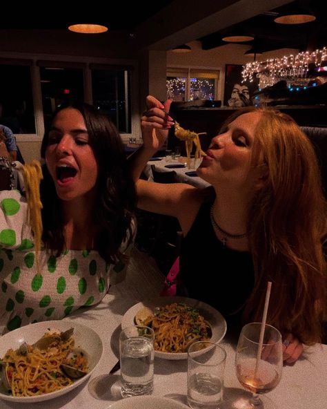 sophia la corte on Instagram: “two girls eating pasta” Ginger And Brunette Friends Aesthetic, Ginger And Brunette, Candid Pics, Eating Pasta, Photo Book Cover, Clary Fairchild, Brunette Aesthetic, Summer Shoot, Want A Girlfriend