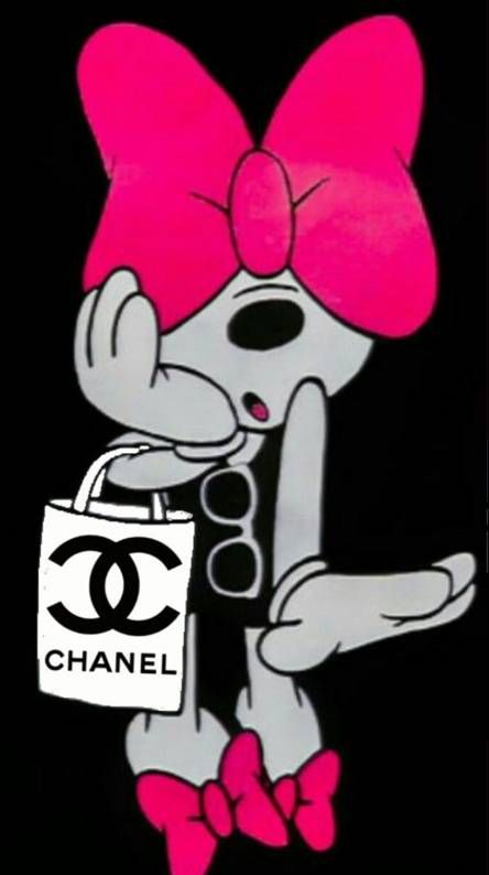 Coco Chanel Wallpaper, Mickey Mouse Wallpaper Iphone, Chanel Wallpapers, Chanel Wall Art, Vintage Foto's, Minnie Mouse Images, Minnie Mouse Pictures, Chanel Art, Retro Disney