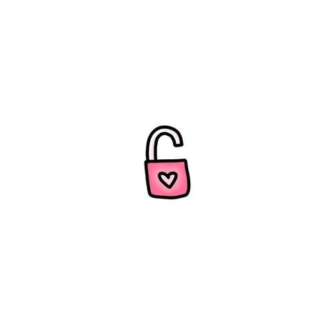 Lock Icon Aesthetic, Cute Small Drawings, Hello Kitty Imagenes, Desain Quilling, Cute Easy Doodles, Heart Lock, Small Drawings, Little Doodles, Easy Doodles Drawings