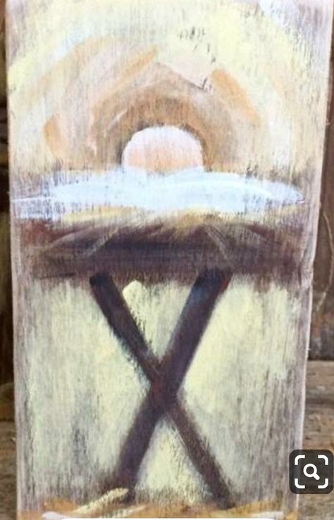 Abstract Nativity Painting, Nativity Painting On Canvas, Baby Jesus Painting, Nativity Scene Painting, Cross Art Painting, Christian Art Painting, Nativity Painting, Paint Christmas, Christmas Things To Do