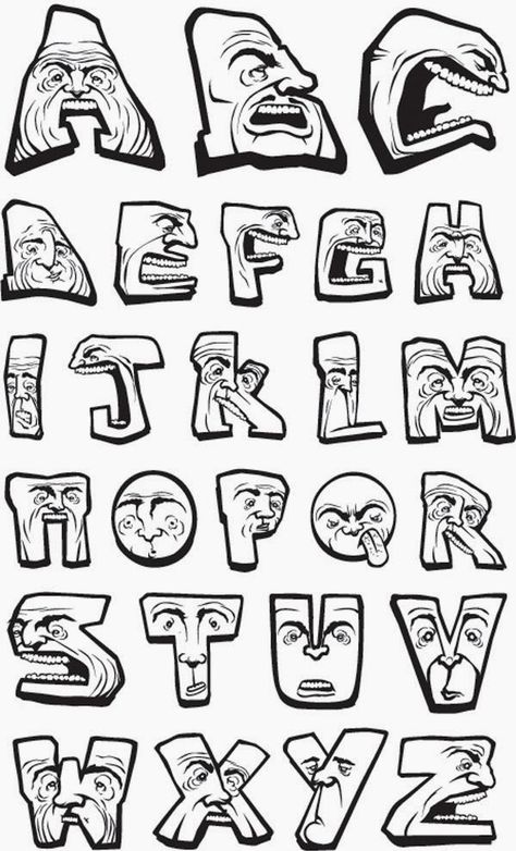 Make Your Own Cool Graffiti Letters | Best Graffitianz Cool Graffiti Letters, Font Styles Alphabet, Cool Alphabet, Cool Fonts Alphabet, Graffiti Alphabet Styles, Fancy Cursive, Cool Graffiti, Font Lettering, Graffiti Letters