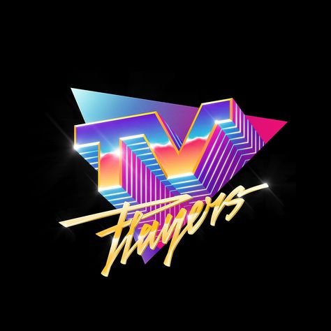 Synthwave Logos and Art on Behance Logos Nike, 80s Logo, Logos Retro, New Retro Wave, Neon Logo, The Aesthetics, Neon Aesthetic, Retro Logos, Grafic Design