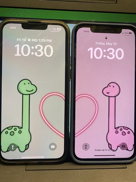 Matching Wallpaper Dinosaur, Set Wallpaper Bff, Attractive Wallpapers, Best Friend Wallpaper, Bff Hands Aesthetic, Green Love, Spongebob Wallpaper, Islamic Cartoon, Arte Van Gogh