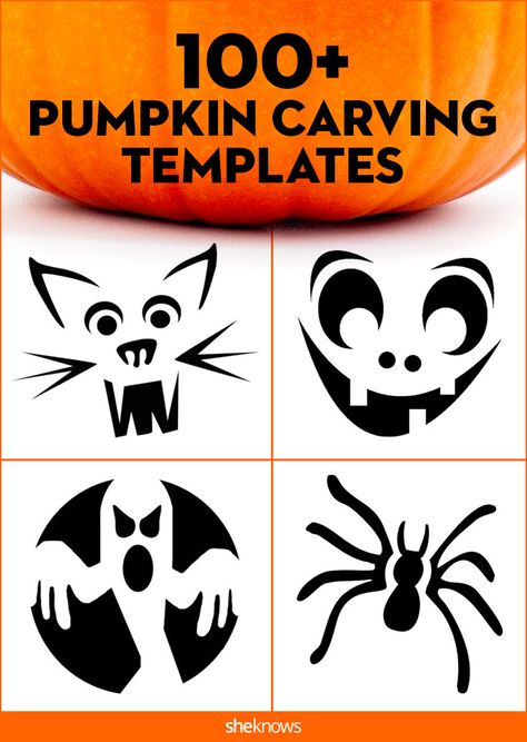 Carving Templates, Halloween Pumpkin Carving, Easy Pumpkin Carving, Jack O Lantern Faces, Pumpkin Carvings Stencils, Pumpkin Carving Templates, Halloween Pumpkins Carvings, Carving Ideas, Spooky Pumpkin