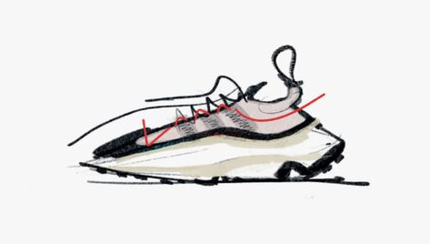 ConceptKicks - Curated Footwear Design + Innovation Footwear Sketches, Glasses Sketch, Sneakers Sketch, Photoshop Rendering, Running Silhouette, Running Shoes Design, Shoe Sketches, Footwear Design, Shoe Design Sketches