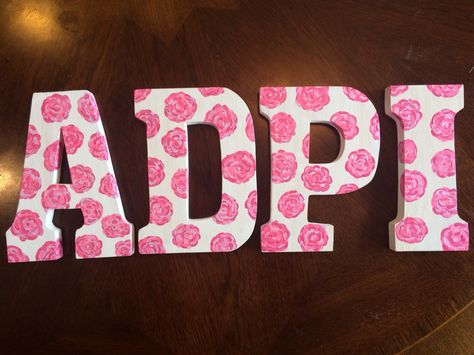 Delta Zeta Wooden Letters, Sorority Letters Painted Wooden Pink, Sorority Letters Painted Ideas, Pink Sorority Letters, Letter Painting Ideas Wooden Aesthetic, Sorority Letters Painted Wooden, Sorority Painted Letters, Sorority Wooden Letters, Wooden Sorority Letters