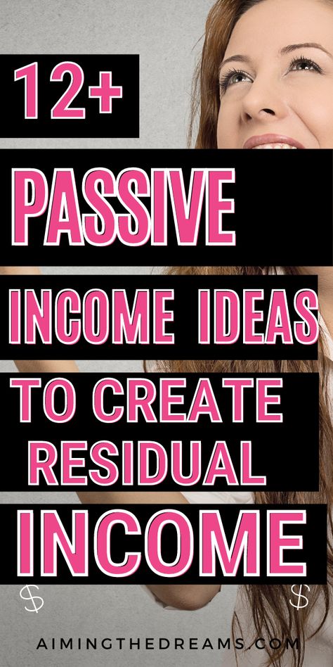 Residual Income Ideas, Investment Ideas Passive Income, Passive Income For Designers, Types Of Passive Income, Active Income Vs Passive Income, Supplemental Income, Side Hustle Passive Income, Residual Income, Night Jobs