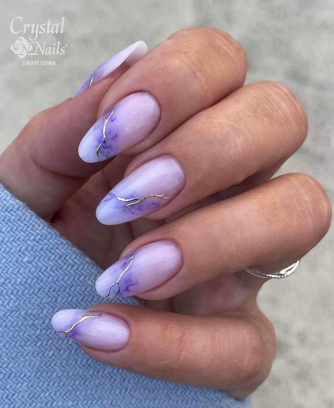 Purple Abstract Nails, Linework Nails, Lilac Nails Design, Adorable Nails, Nail Designs Ideas, Lilac Nails, Purple Nail Designs, Lavender Nails, Simple Gel Nails