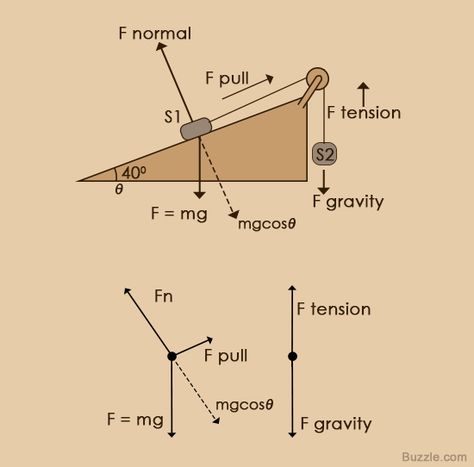 Every macroscopic and microscopic body or object in the universe exerts different forces on the surroundings, as well as experiences the effect of various forces on it. It is possible to study such physical entities with the help of a free body diagram. Read this Buzzle article to gain more information about this concept. Physics Help, Physics Mechanics, Physics Problems, Ap Physics, Physics Lessons, Physics Concepts, Learn Physics, Physics Classroom, Physics Formulas