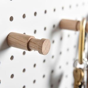 Pegboard Craft Room, Large Pegboard, Pegboard Kitchen, Pegboard Garage, Hallway Organization, Wooden Pegboard, Peg Wall, Pegboard Display, Pegboard Storage