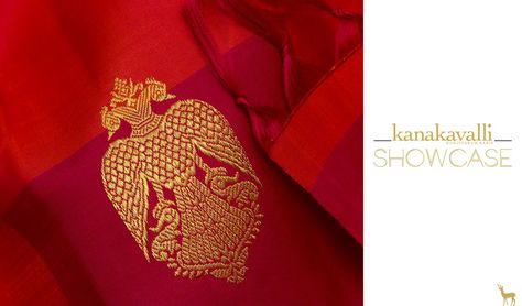 This bedazzling red #kanjivaram is adorned with intricately woven motifs of the ‘iru thalai pakshi’ or the two-headed eagle. This motif has firm roots in #mythology and traditional ethos, making this Kanakavalli sari, a cultural #silk marvel that you can drape around with pride. Kanakavalli Sarees Silk, Kanakavalli Sarees, Diwali 2024, Silk Marvel, Kanjivaram Sarees, South Asian, Design Sketch, Anarkali, Logo Inspiration