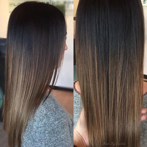 dark brown hair with light brown balayage Dark Hair Balyage, Hair Balayage Short, Dark Ombre Hair, Light Brown Balayage, Balayage Short, Brown Ombre Hair, Ash Brown Hair, Brown Balayage, Hair Balayage