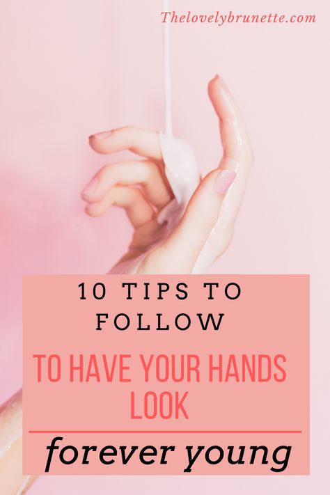 Hands are a sure way to tell that you are aging, learn how to take care of them to keep people guessing your age! How To Keep Hands Soft, How To Pretty Hands, How To Keep Hands Youthful, How To Get Nice Hands, How To Have Pretty Hands, Hand Care Routine, Anti Aging Hands, Rough Hands, Prevent Aging