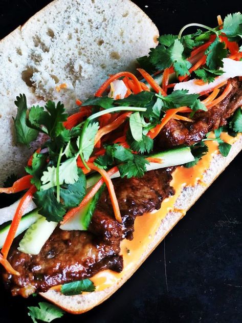 Bahn Mi Sandwich Vegetarian, Roast Pork Banh Mi, Fish Bahn Mi, Banh Mi Marinade, Pork Banh Mi Bowl, Bahn Mi Wrap, Bahn Mi Pork Marinade, Pulled Pork Bahn Mi Sandwich, Bahn Mi Marinade