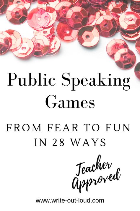 Public Speaking Games, Public Speaking Aesthetic, Public Speaking Activities, Speaking Games, Fear Of Public Speaking, Speech Games, Speech And Debate, Public Speaking Tips, Ela Classroom