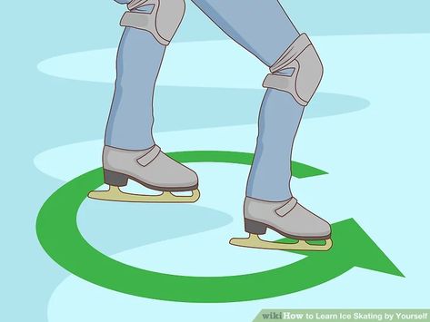 3 Ways to Learn Ice Skating by Yourself - wikiHow Learn To Ice Skate, Michael Cinco, Feel More Confident, Ice Rink, Ice Skate, Fairy Makeup, Mermaid Makeup, Fantasy Hair, Fairy Costume