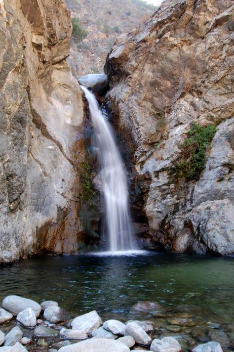 Eaton Canyon Falls Eaton Canyon Falls, Los Angeles Nature, Canyon Waterfall, Majestic Waterfall, California Waterfalls, Hikes In Los Angeles, Waterfall Hike, California Camping, Los Angeles Travel