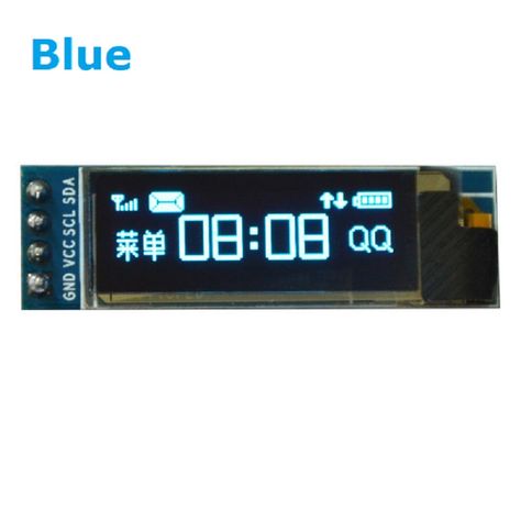 0.91 inch OLED module 0.91" blue OLED 128X32 OLED LCD LED Display Module 0.91" IIC Communicate 3.3v to 5v compatible arduino   0.91 inch OLED module zero.91" blue OLED 128X32 OLED Liquid crystal display LED Monitor Module zero.91" IIC Communicate three.3v to 5v... Liquid Crystal Display, Liquid Crystal, Crystal Display, Led Display, Digital Alarm Clock, Arduino, Alarm Clock, Consumer Electronics, White Blue